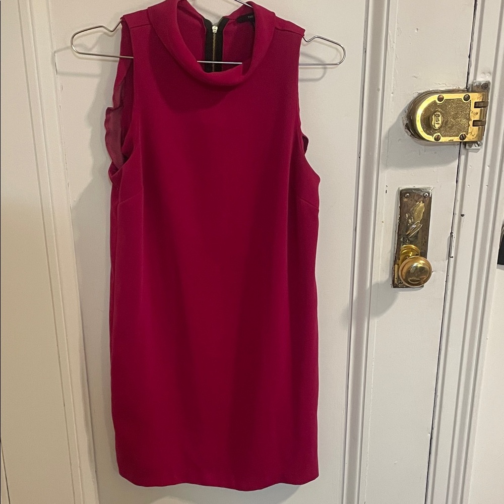 Forever 21 cranberry turtleneck dress size s